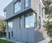 house is covered with concrete 