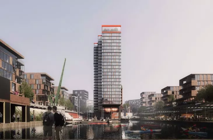 Winning design for high-rise building in Port Popowice