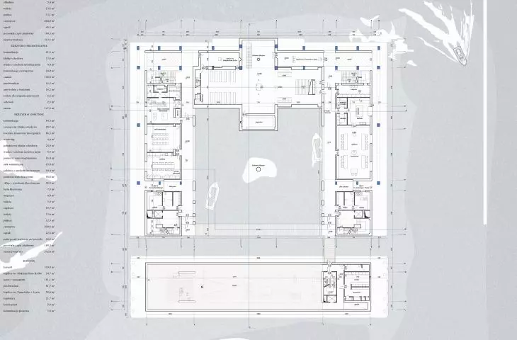 First floor plan of the monastery