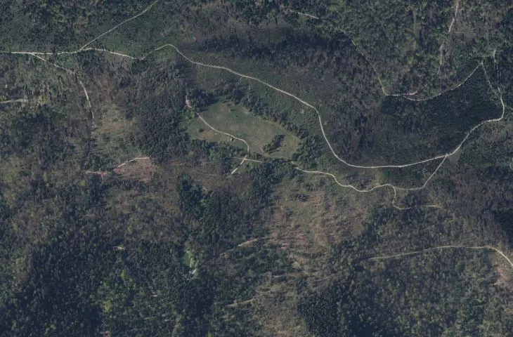 orthophotomap of the area