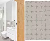 Bathroom and wall detail