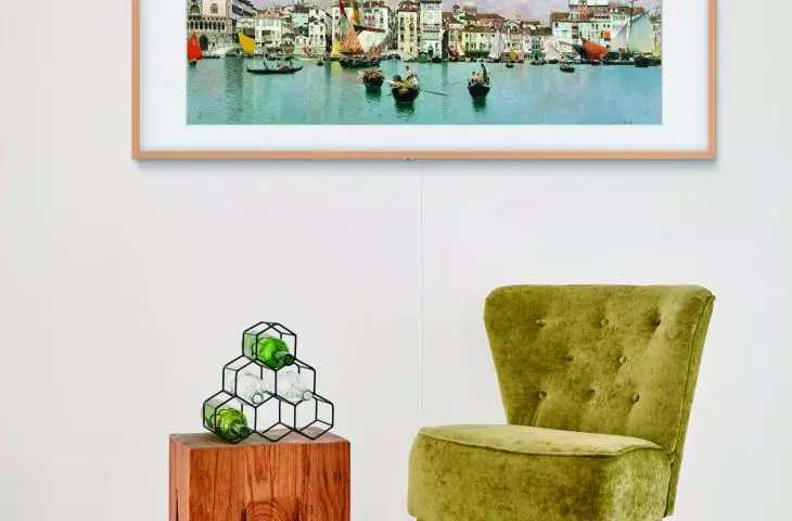 interior design with The Frame TV