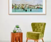 interior design with The Frame TV