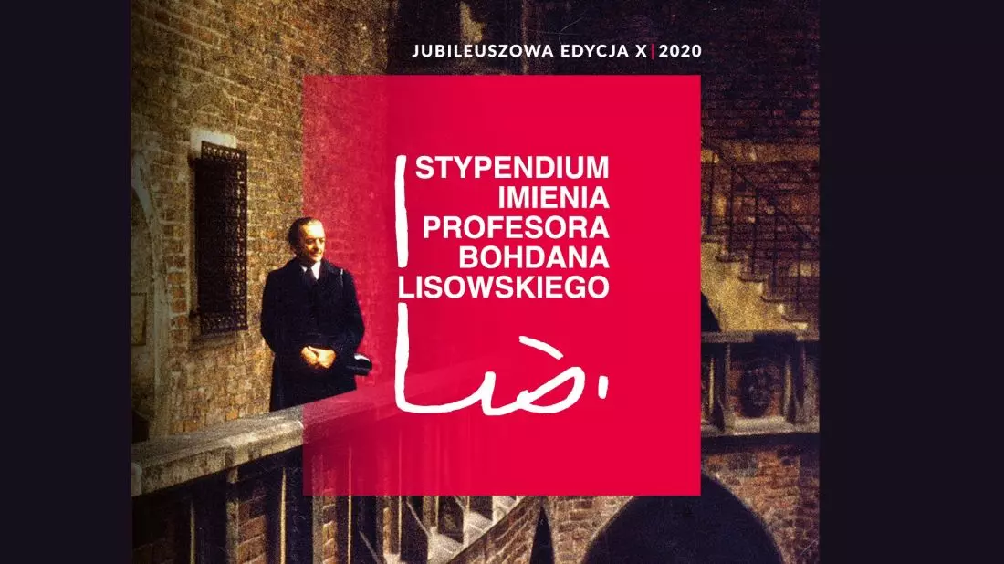 Plakat konkursu
o stypendium Lisowskiego