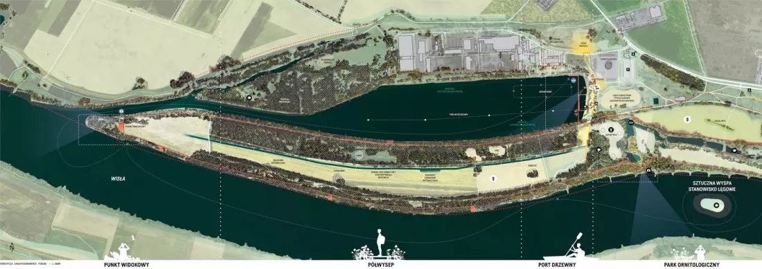 plan zagospodarowania
terenu (Port Drzewny)