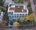 Green roof and preserved tree stand around the EXG building in Częstochowa, photo by Tomasz Zakrzewski/archifolio