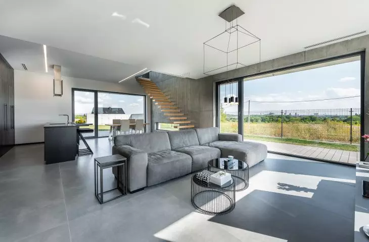 Spacious living area