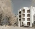 Budynek od strony ogrodu