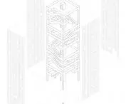 Axonometry of the observation tower