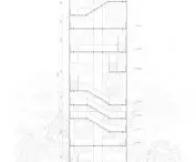 Cross-section of the observation tower