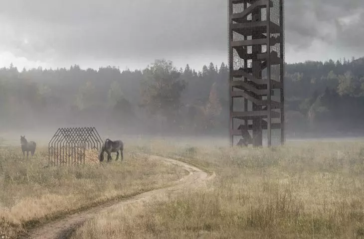 Wieża widokowa i pergola
