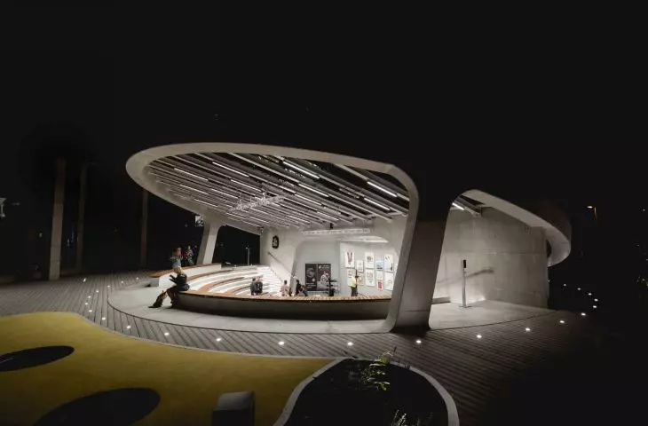 The amphitheater is to be a space open to all