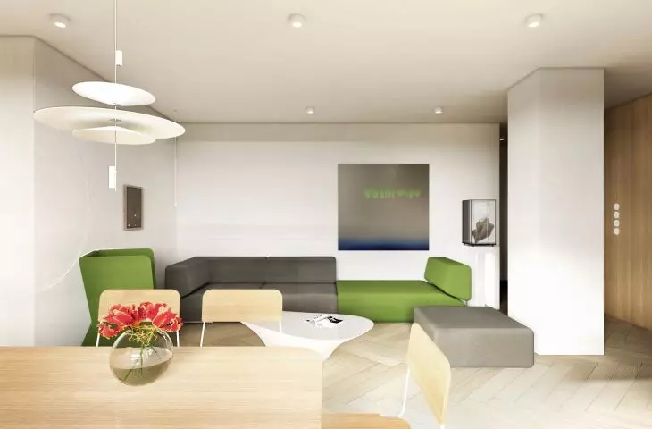 spacious living room