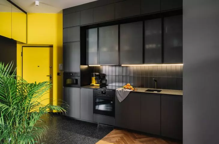 dark kitchen