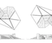 Modular urban furniture with a system of hammock loungers in Krakow's Planty Park, project for ZZM