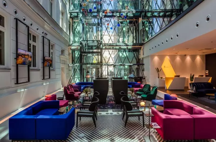 hotel lobby