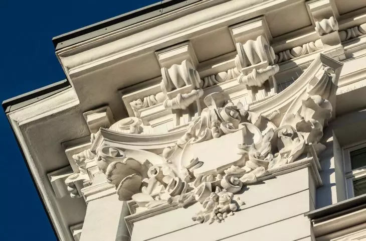 detail on facade