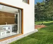 window on the kitchen side