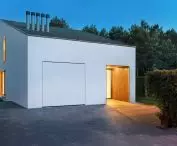 home at dusk