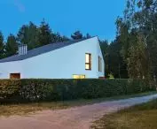 home at dusk
