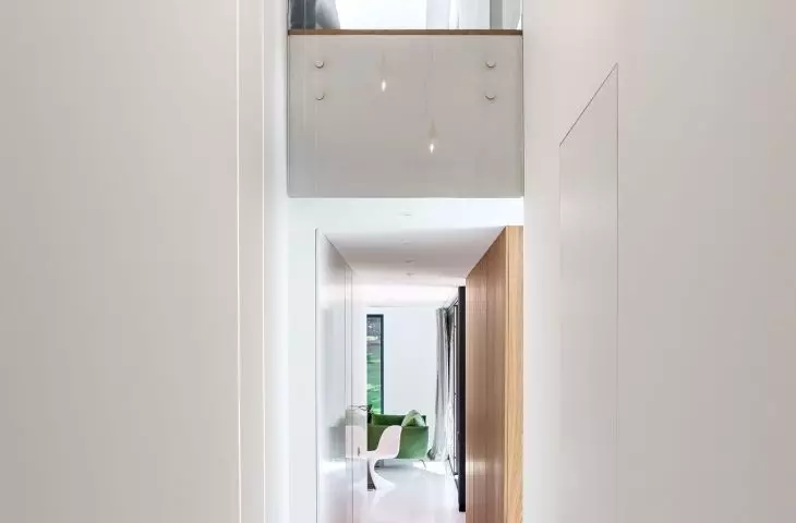 corridor and open floor