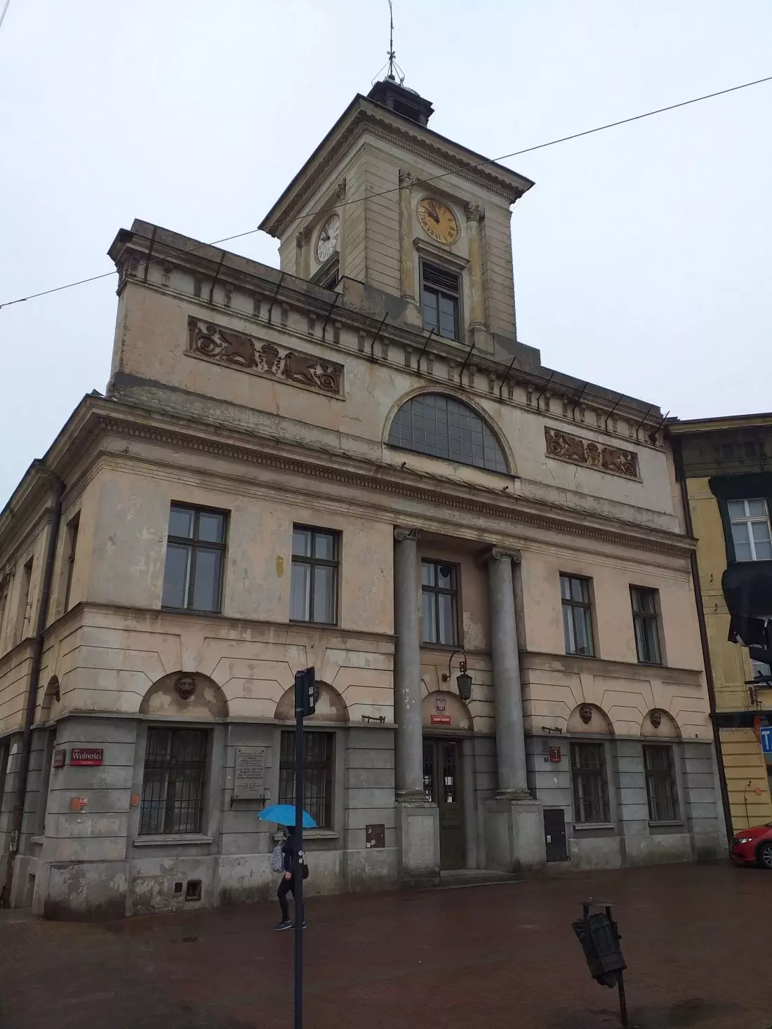 pierwsza siedziba
łódzkiego magistratu