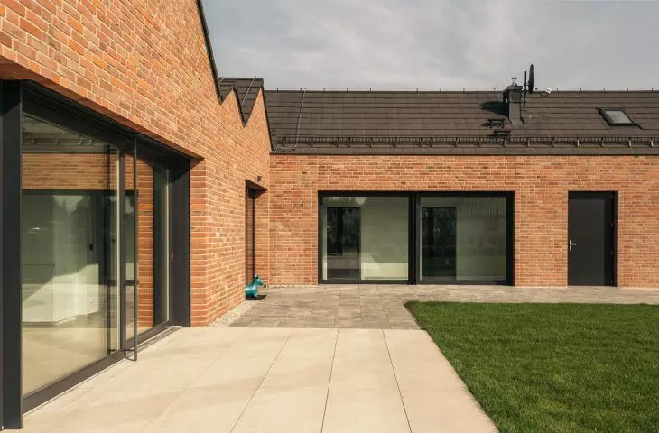 view from the terrace on the west elevation