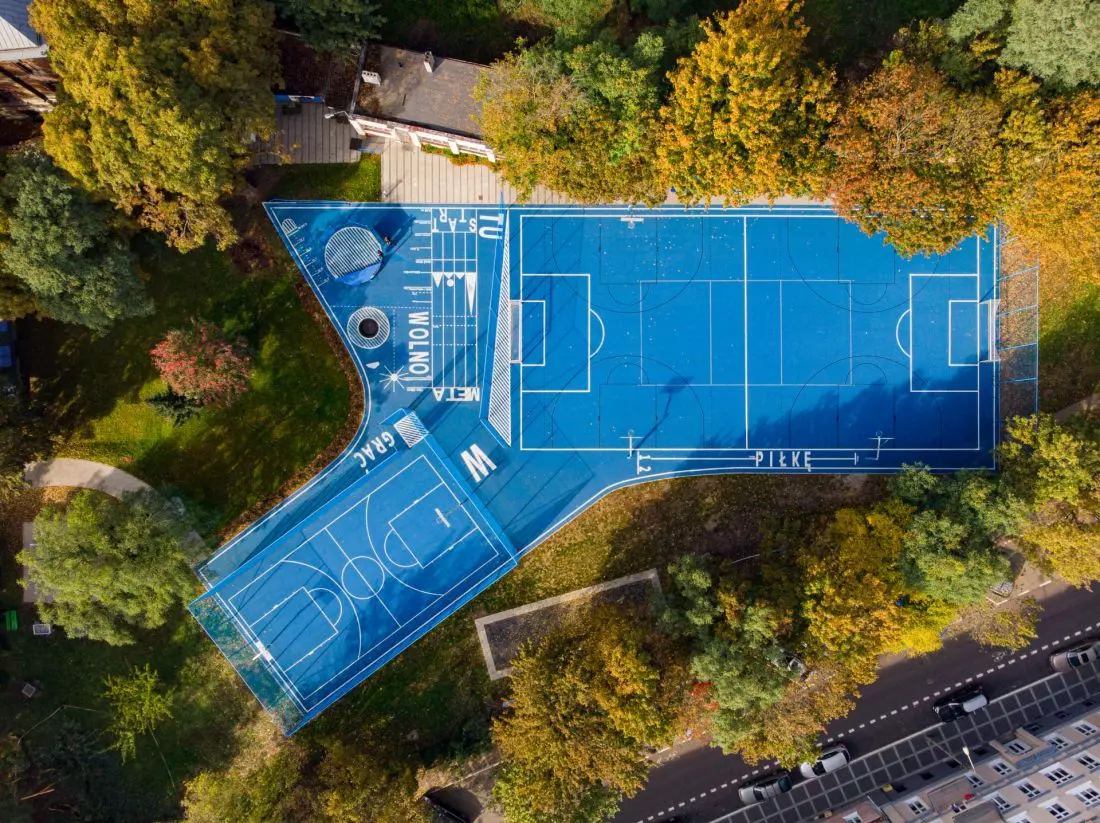 TU WOLNO grać w piłkę
- Ogród Jordanowski nr 1 w Poznaniu, proj.: UGO Architecture