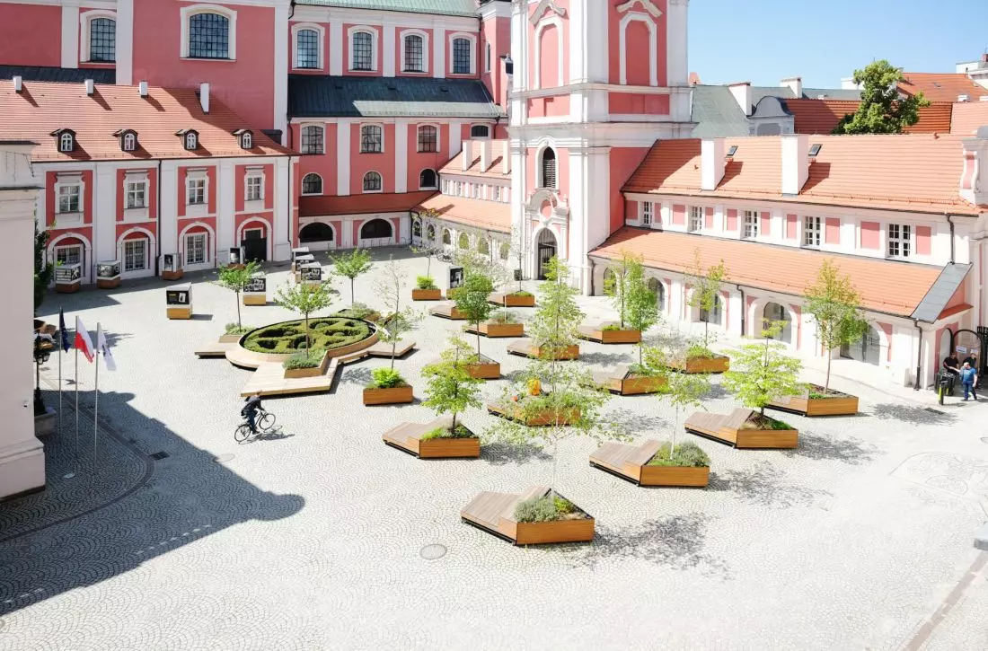 Dziedziniec Urzędu
Miasta Poznania, proj.: Atelier Starzak Strebicki