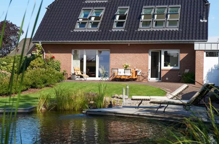 Roof windows used in a single-family home