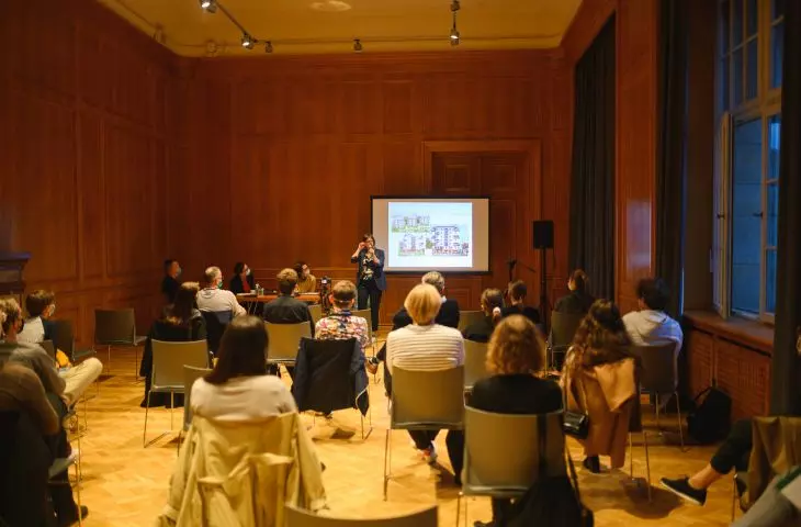 The festival opened with a debate entitled. 