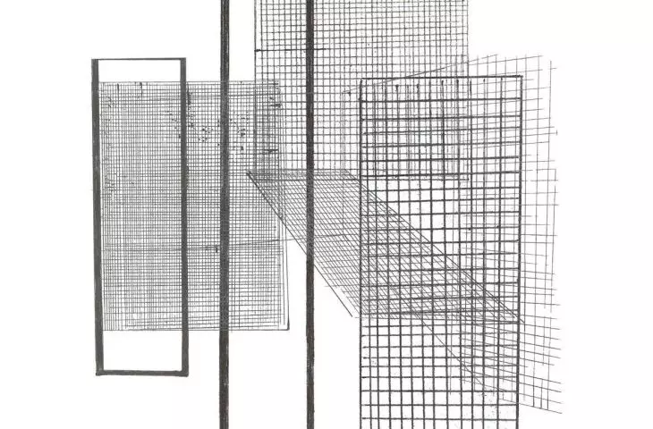 Grille 2D - koncepcja, przenikanie płaszczyzn