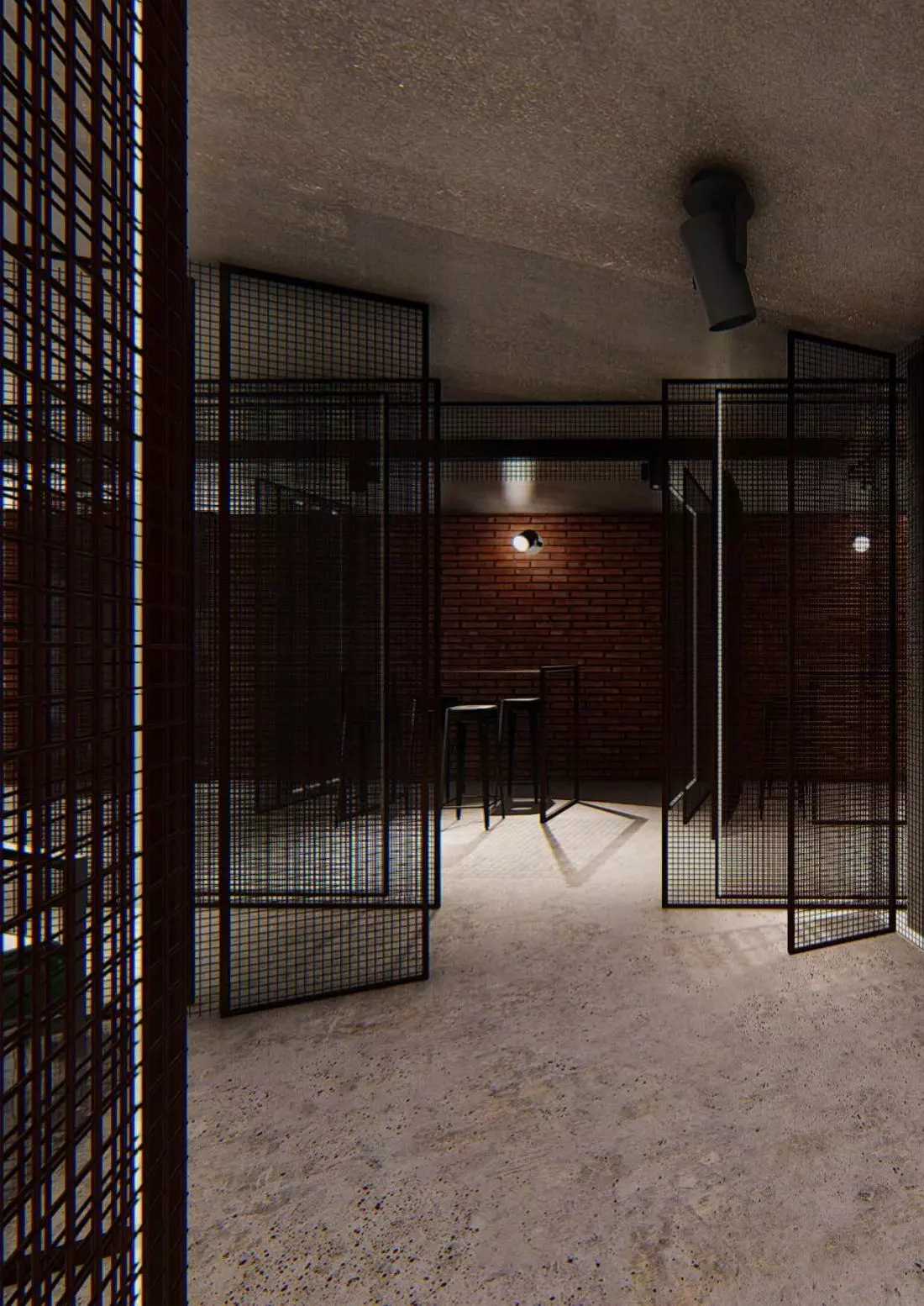 Grille 2D - wnętrza
ze świałem sztucznym