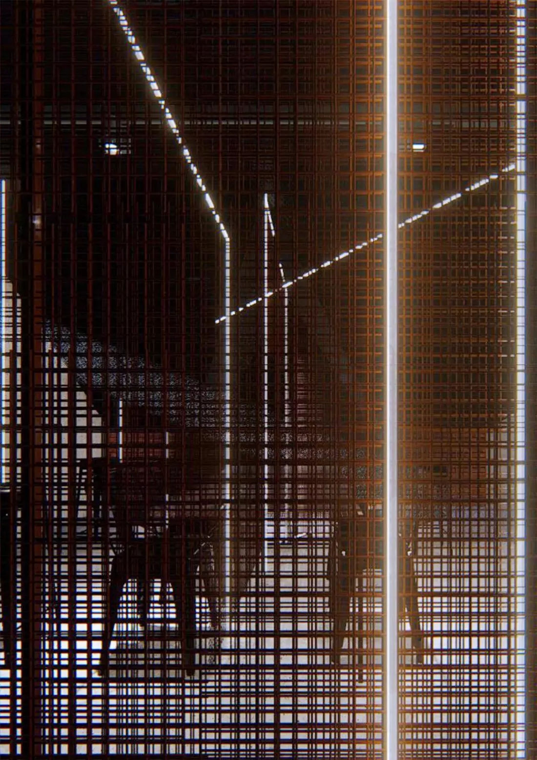 Grille 2D -
projektowane wnętrze, krata