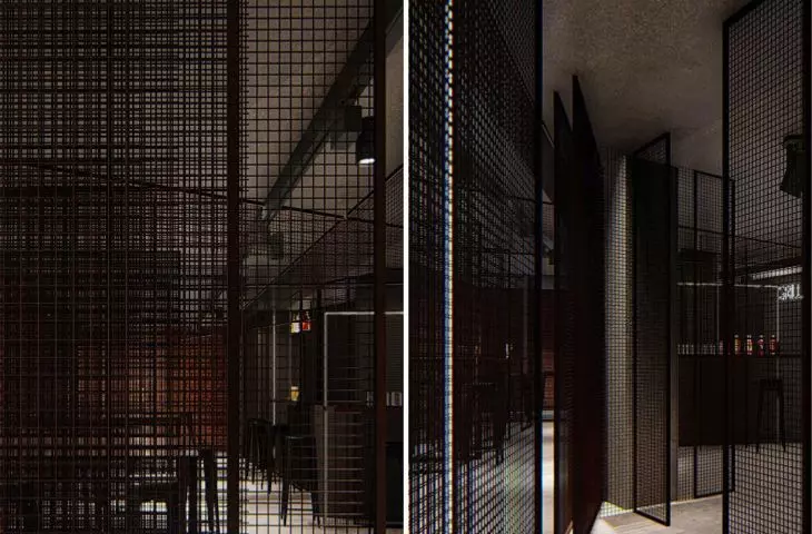 Grille 2D - detale wnętrza