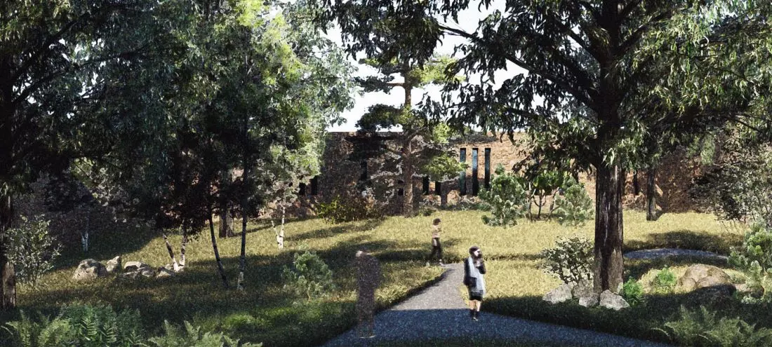 patio — zielone
serce budynku