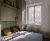 wydzielona sypialnia