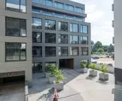 przestrzeń między budynkami