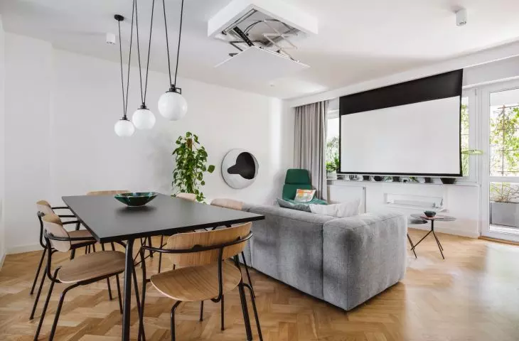 living room projector