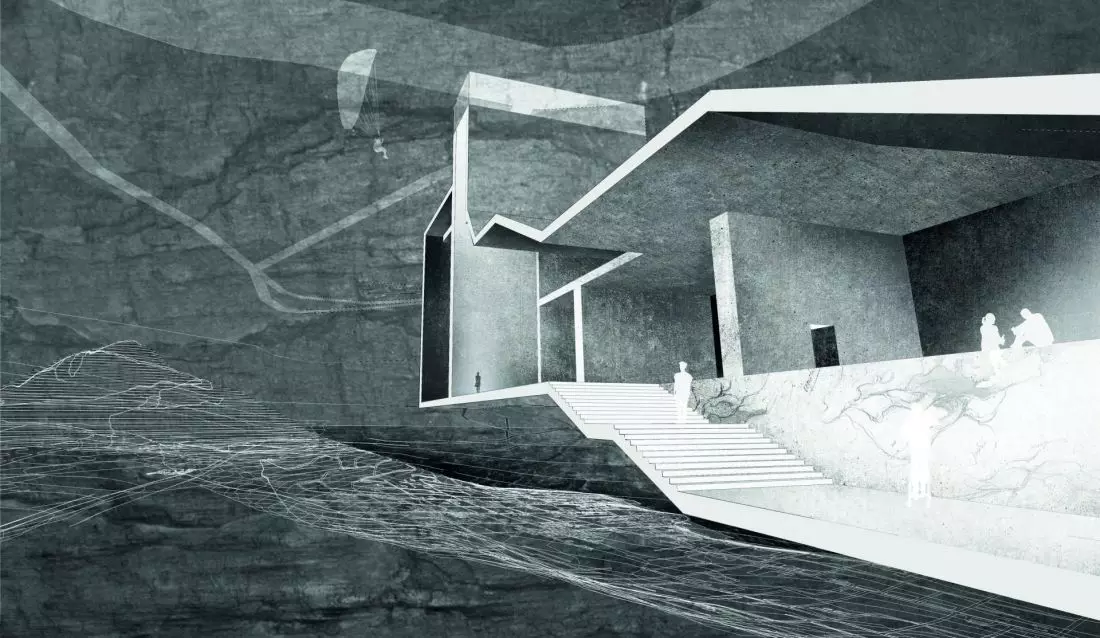 Storytelling: Concrete Corridor, proj.: Dagmara Romaniak