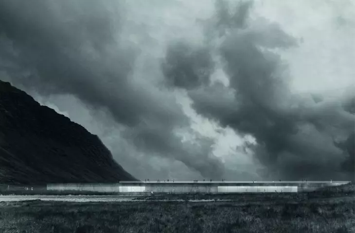 sloð — ośrodek spa na Islandii, proj.: Paweł Danielak