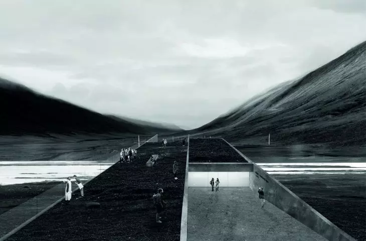 sloð - spa resort in Iceland, design: Pawel Danielak