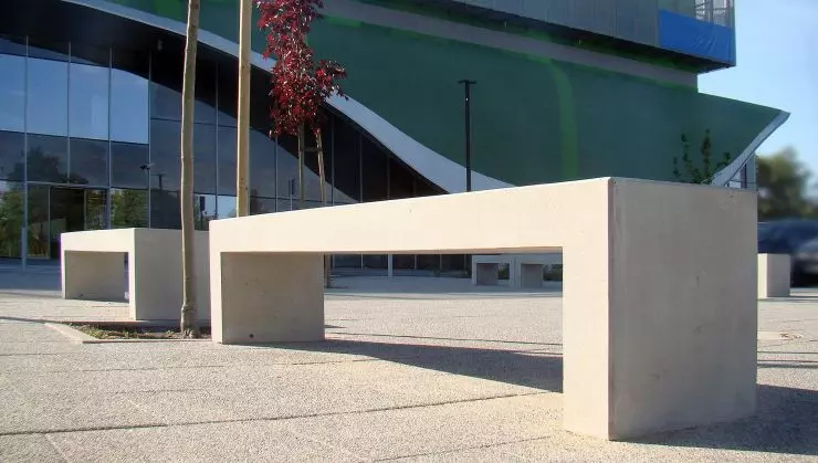 Mała architektura z betonu architektonicznego STYL-BET