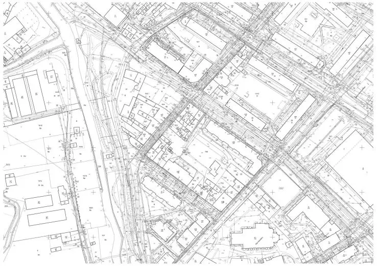 mapa basic map of the area