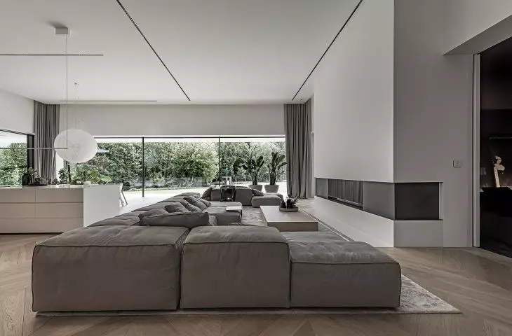 luxurious and minimalist interior