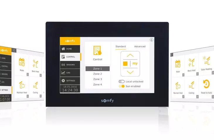 system sterowanych osłon słonecznych