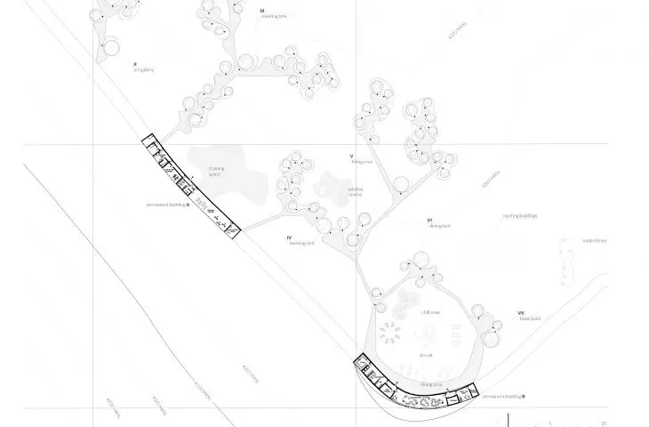 Glamping in the Andes, masterplan