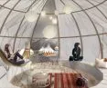 Glamping in the Andes, interior of one of the tents
