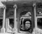 portal of the palace, 1954.
