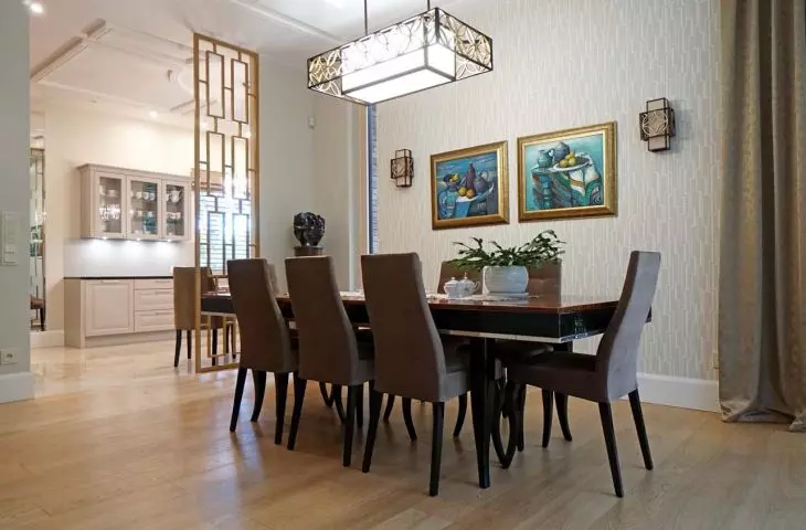 kitchen with dining area